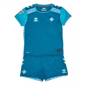 Real Betis Dětské Alternativní dres komplet 2024-25 Krátký Rukáv (+ trenýrky)
